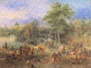 Michau, Theobald The Market oil painting